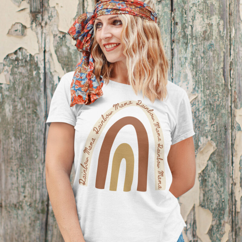 Rainbow Mama Short Sleeves T-Shirt  Thumbnail